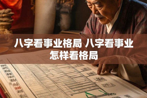 八字看事业格局 八字看事业怎样看格局