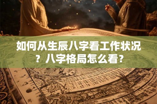 如何从生辰八字看工作状况？八字格局怎么看？