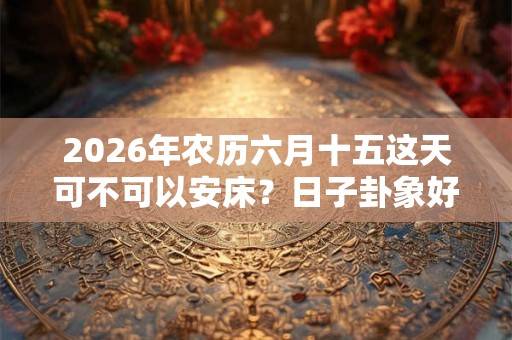 2026年农历六月十五这天可不可以安床？日子卦象好吗？