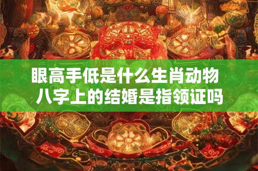 眼高手低是什么生肖动物 八字上的结婚是指领证吗 眼高手低是什么生肖动物 八字上的结婚是指领证吗