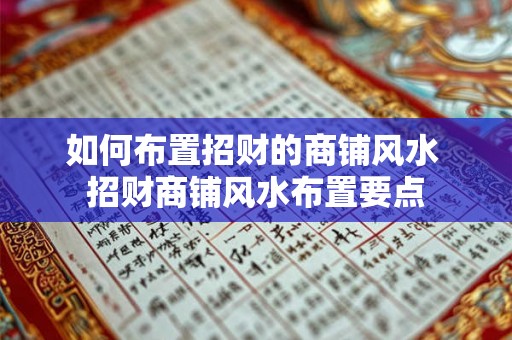 如何布置招财的商铺风水 招财商铺风水布置要点