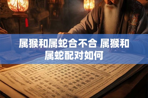 属猴和属蛇合不合 属猴和属蛇配对如何