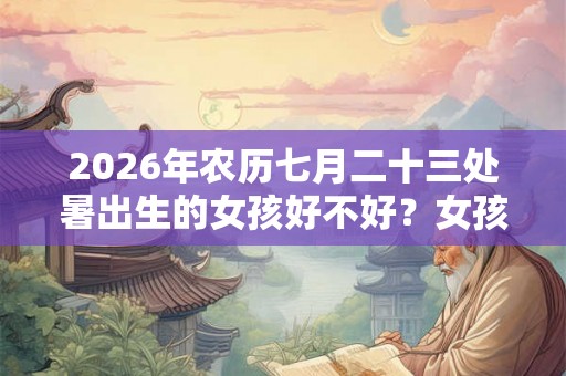 2026年农历七月二十三处暑出生的女孩好不好？女孩命运分析