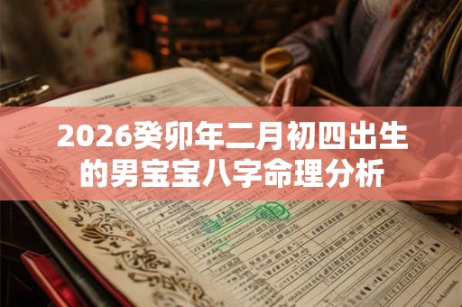 2026癸卯年二月初四出生的男宝宝八字命理分析