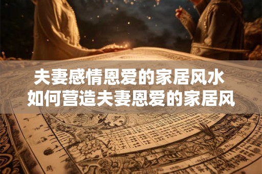 夫妻感情恩爱的家居风水 如何营造夫妻恩爱的家居风水