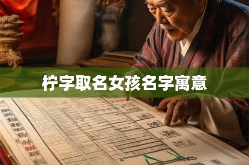柠字取名女孩名字寓意