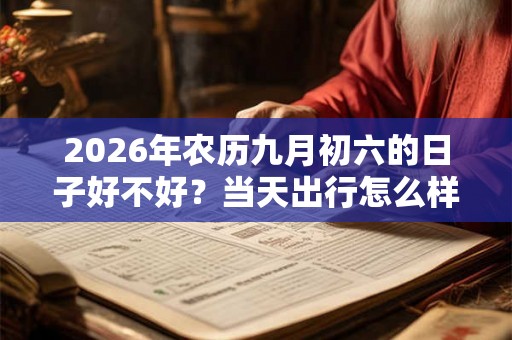 2026年农历九月初六的日子好不好？当天出行怎么样？