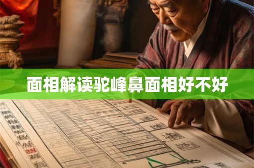 面相解读驼峰鼻面相好不好