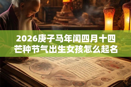 2026庚子马年闰四月十四芒种节气出生女孩怎么起名？