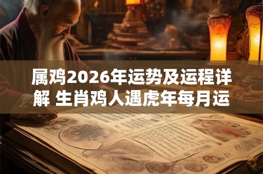 属鸡2026年运势及运程详解 生肖鸡人遇虎年每月运势 属鸡2026年运势及运程详解 生肖鸡人遇虎年每月运势