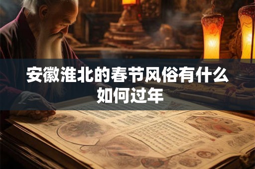 安徽淮北的春节风俗有什么 如何过年
