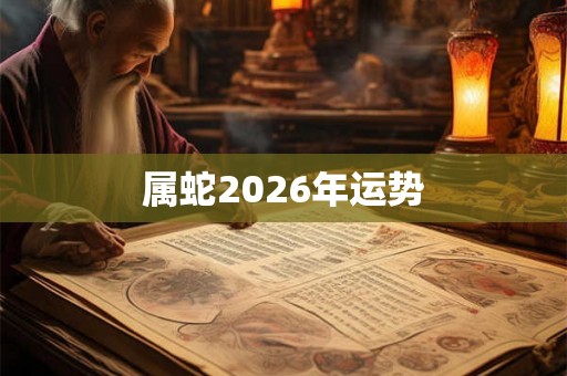 属蛇2026年运势 属蛇2026年运势