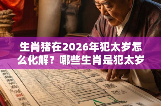 生肖猪在2026年犯太岁怎么化解？哪些生肖是犯太岁？