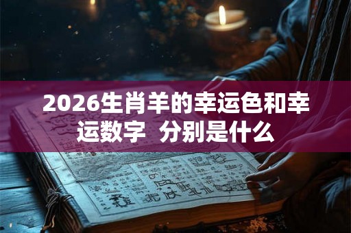 2026生肖羊的幸运色和幸运数字 分别是什么 2026生肖羊的幸运色和幸运数字 分别是什么