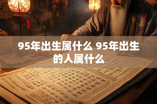 95年出生属什么 95年出生的人属什么 95年出生属什么 95年出生的人属什么