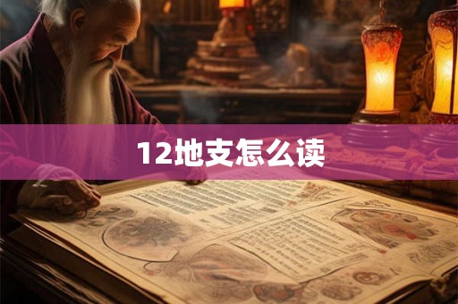 12地支怎么读