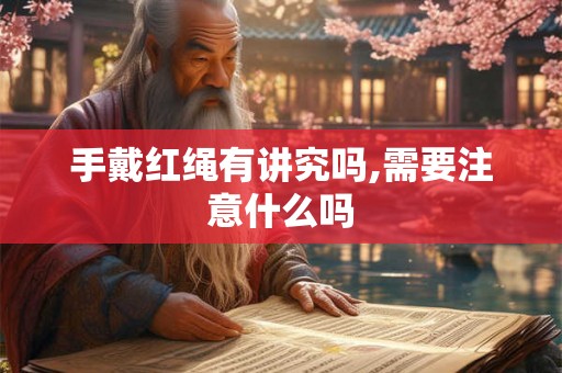手戴红绳有讲究吗,需要注意什么吗 手戴红绳有讲究吗,需要注意什么吗