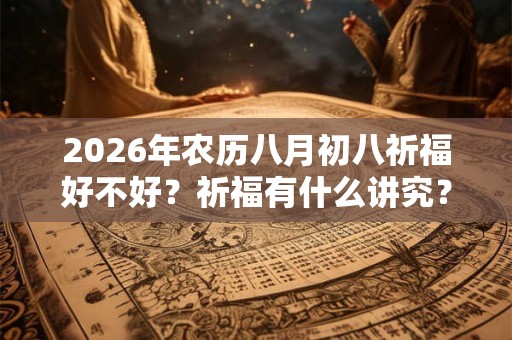2026年农历八月初八祈福好不好?祈福有什么讲究? 2026年农历八月初八祈福好不好?祈福有什么讲究?