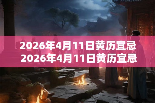 2026年4月11日黄历宜忌 2026年4月11日黄历宜忌有什么推荐或不推荐