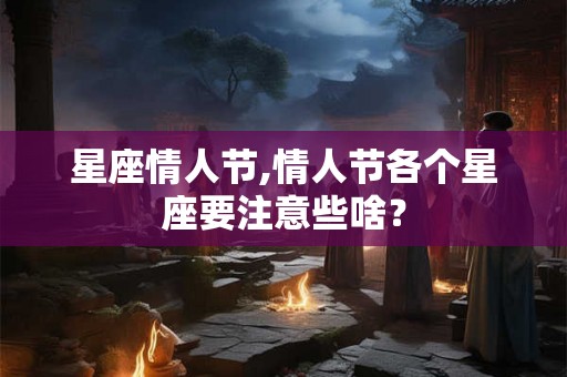 星座情人节,情人节各个星座要注意些啥？