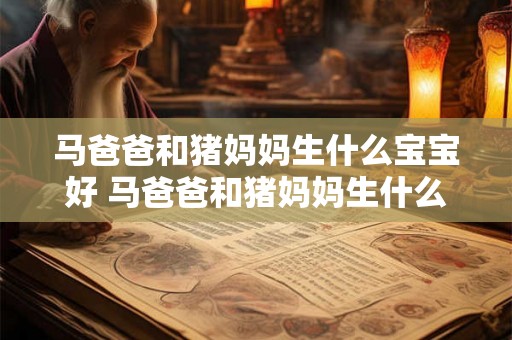 马爸爸和猪妈妈生什么宝宝好 马爸爸和猪妈妈生什么宝宝