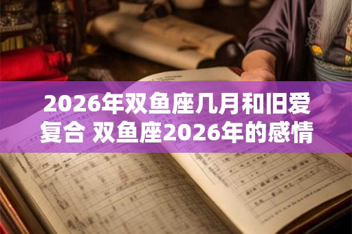 2026年双鱼座几月和旧爱复合 双鱼座2026年的感情劫难