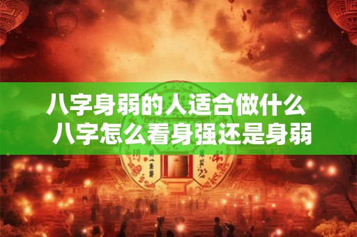 八字身弱的人适合做什么  八字怎么看身强还是身弱