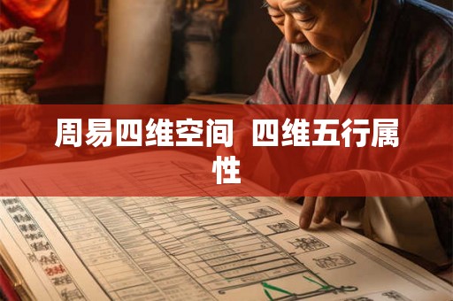 周易四维空间  四维五行属性