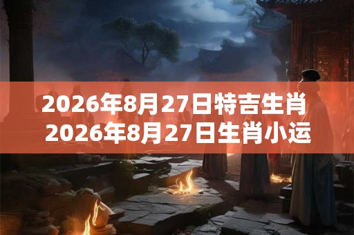 2026年8月27日特吉生肖 2026年8月27日生肖小运播报