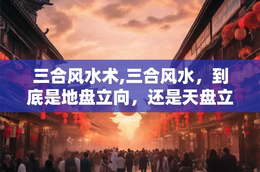三合风水术,三合风水,到底是地盘立向,还是天盘立向 三合风水术,三合风水,到底是地盘立向,还是天盘立向