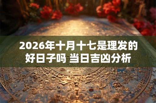 2026年十月十七是理发的好日子吗 当日吉凶分析 2026年十月十七是理发的好日子吗 当日吉凶分析