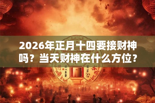 2026年正月十四要接财神吗？当天财神在什么方位？