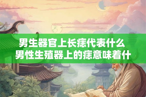 男生器官上长痣代表什么 男性生殖器上的痣意味着什么 男生器官上长痣代表什么 男性生殖器上的痣意味着什么