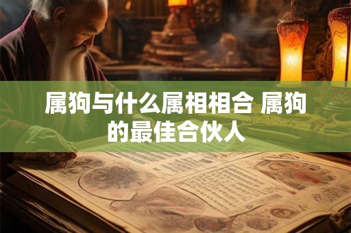属狗与什么属相相合 属狗的最佳合伙人 属狗与什么属相相合 属狗的最佳合伙人