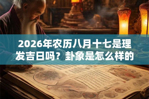 2026年农历八月十七是理发吉日吗？卦象是怎么样的？