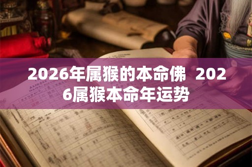 2026年属猴的本命佛  2026属猴本命年运势