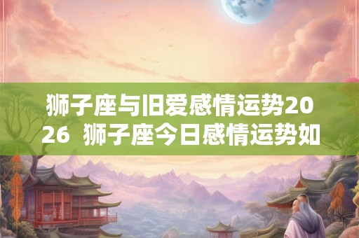 狮子座与旧爱感情运势2026 狮子座今日感情运势如何 狮子座与旧爱感情运势2026 狮子座今日感情运势如何