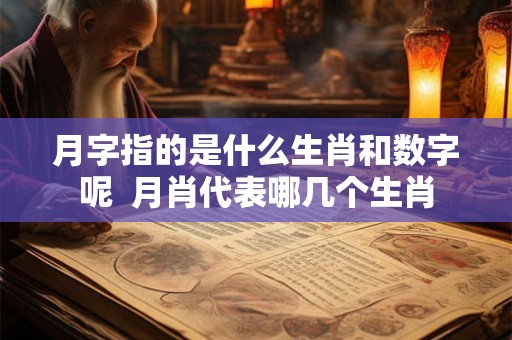 月字指的是什么生肖和数字呢  月肖代表哪几个生肖