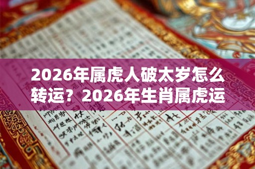 2026年属虎人破太岁怎么转运?2026年生肖属虎运势好吗? 2026年属虎人破太岁怎么转运?2026年生肖属虎运势好吗?