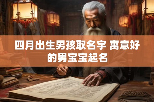 四月出生男孩取名字 寓意好的男宝宝起名 四月出生男孩取名字 寓意好的男宝宝起名