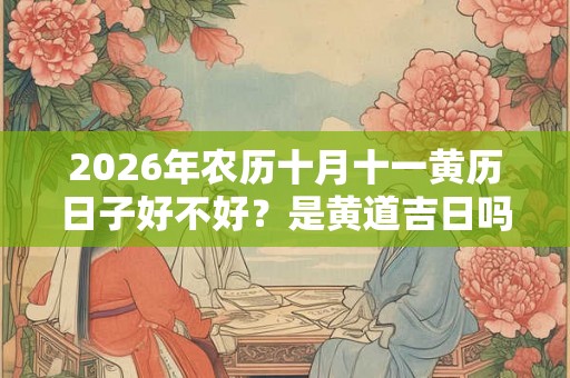 2026年农历十月十一黄历日子好不好?是黄道吉日吗? 2026年农历十月十一黄历日子好不好?是黄道吉日吗?
