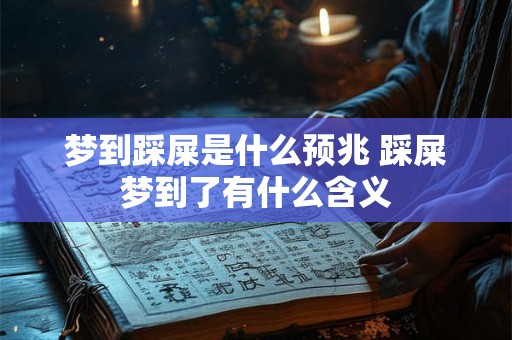 梦到踩屎是什么预兆 踩屎梦到了有什么含义