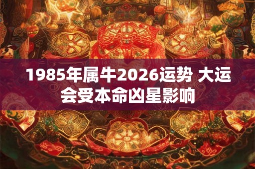 1985年属牛2026运势 大运会受本命凶星影响