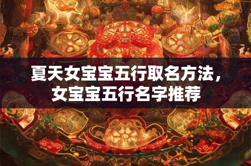 夏天女宝宝五行取名方法,女宝宝五行名字推荐 夏天女宝宝五行取名方法,女宝宝五行名字推荐
