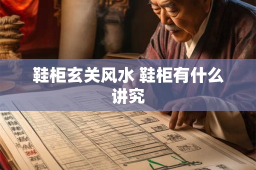 鞋柜玄关风水 鞋柜有什么讲究