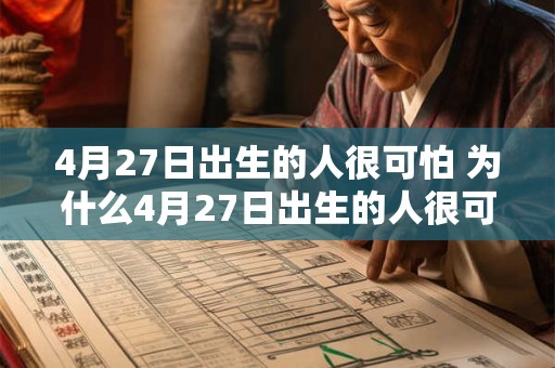 4月27日出生的人很可怕 为什么4月27日出生的人很可怕