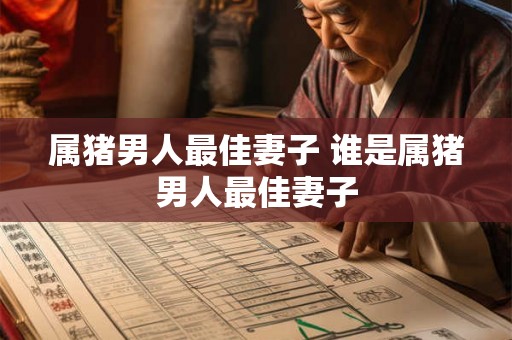 属猪男人最佳妻子 谁是属猪男人最佳妻子