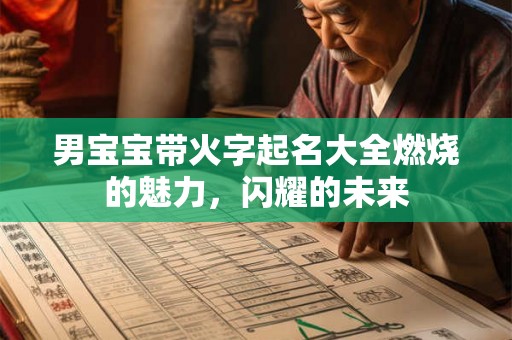 男宝宝带火字起名大全燃烧的魅力，闪耀的未来