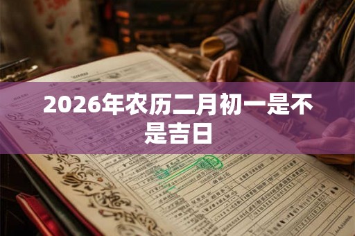 2026年农历二月初一是不是吉日