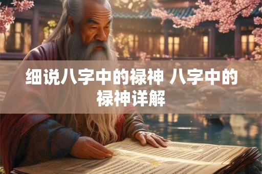 细说八字中的禄神 八字中的禄神详解 细说八字中的禄神 八字中的禄神详解